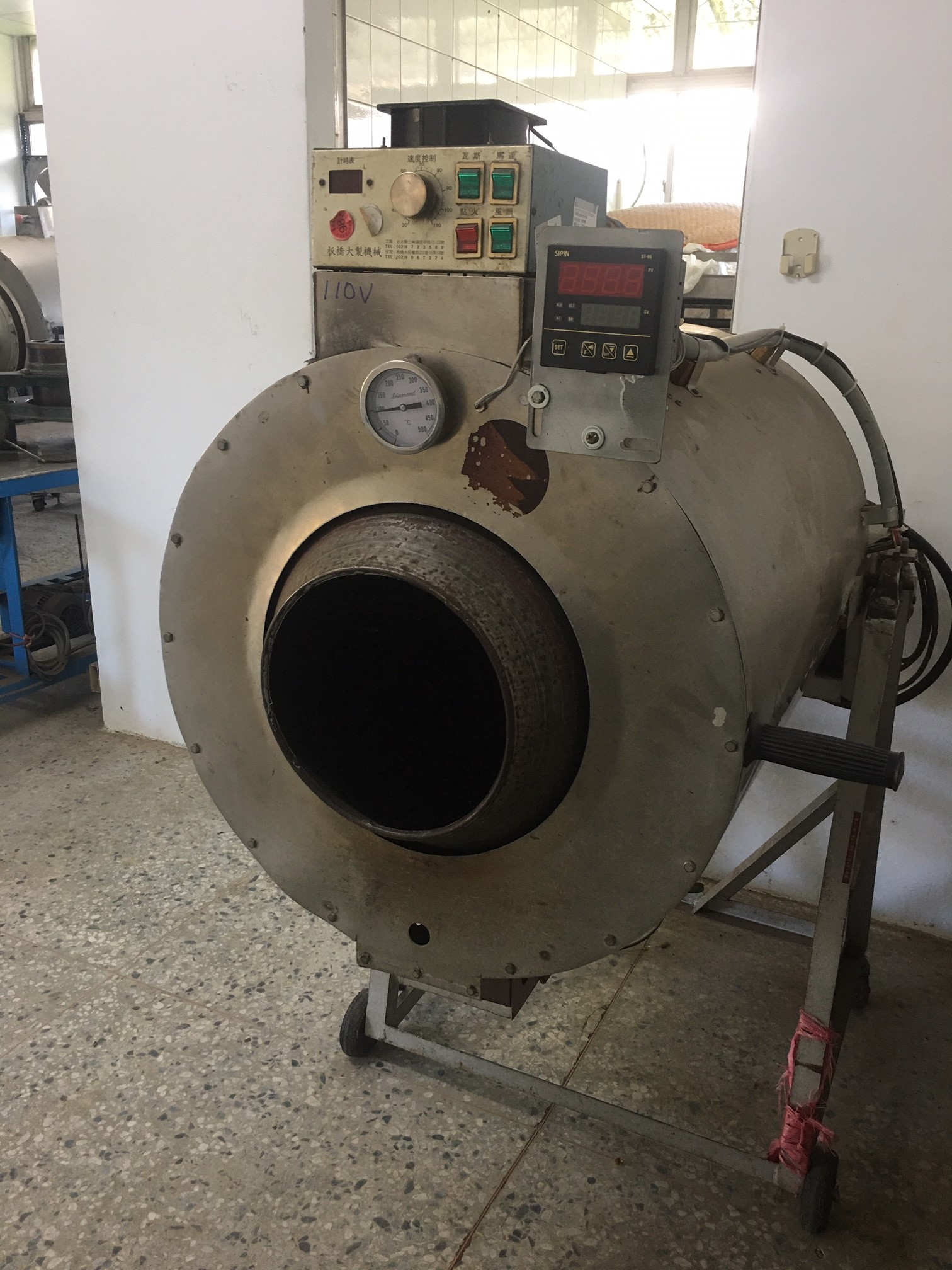 茶業改良場臺東分場1980年代製茶機械-小型炒菁機